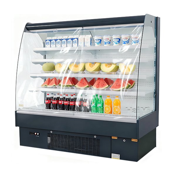 vertical open chiller for hypermarket